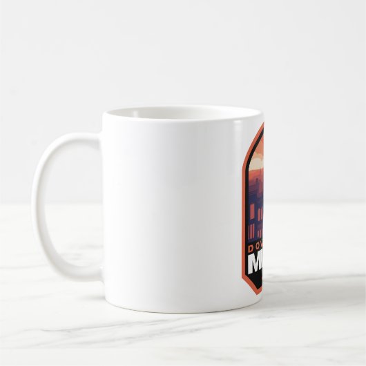 Milan Missouri Historic Downtown Kaffeetasse (Links)