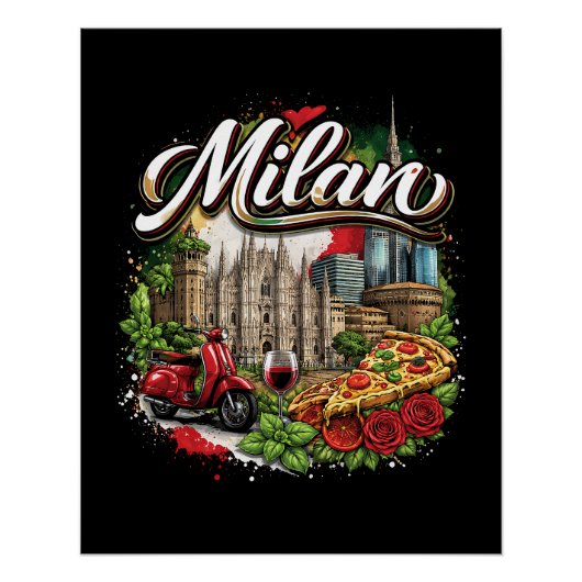 Milan Poster (Vorderseite)