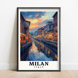 Milan Poster - Milan Print - Milan Art Print - Mil