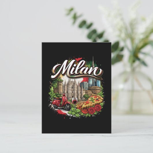 Milan Postkarte (Stehend Vorderseite)