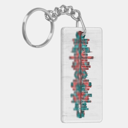 Milan Skyline Schlüsselanhänger (Vorderseite links)