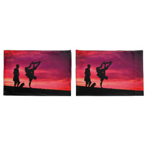 Milan Sunset mit Lance und Caballero Kissenbezug