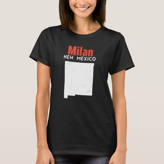 Milan Usa Staat Amerika Reisen New Mexico T-Shirt (Vorderseite)