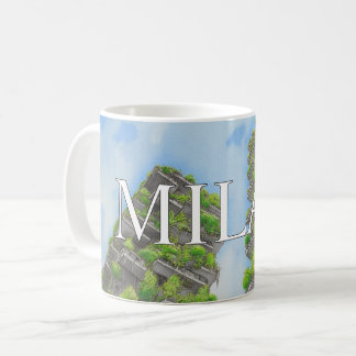 Milan verti forest Mug Modern Skyline Coffee cup  Kaffeetasse