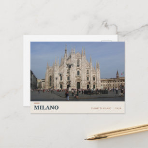 Milaner Dom auf der Piazza del Duomo Postkarte