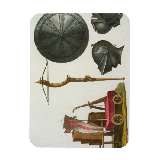 Milanese Wagen, Crossbow and Armour, Plattform 17 Magnet (Vertikal)