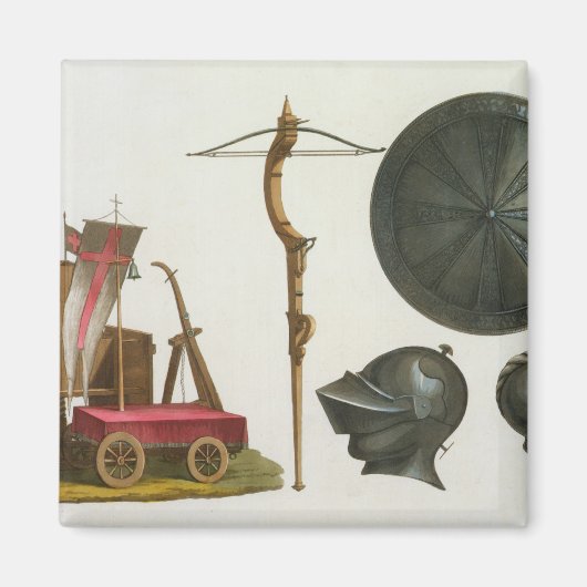 Milanese Wagen, Crossbow and Armour, Plattform 17 Magnet (Vorne)