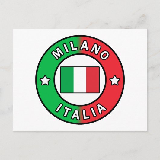 Milano Italia Postkarte (Vorderseite)