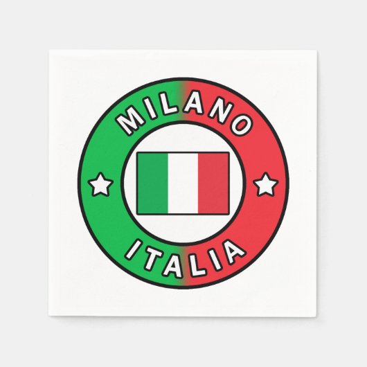 Milano Italia Serviette (Vorderseite)