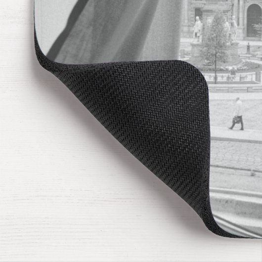 Milano Italien, Aussicht vom Opernfenster La Scala Mousepad (Ecke)