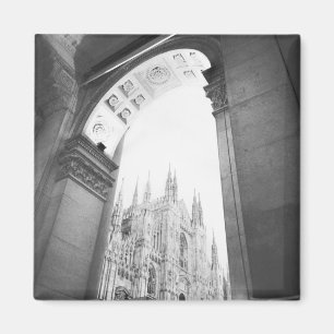 Milano Italien, Galleria Aussicht auf den Dom Magnet