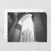 Milano Italien, Galleria Aussicht auf den Dom Postkarte (Vorne/Hinten)