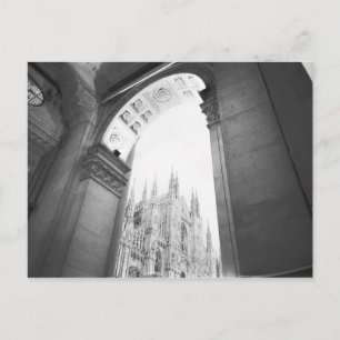 Milano Italien, Galleria Aussicht auf den Dom Postkarte