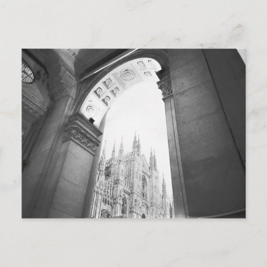 Milano Italien, Galleria Aussicht auf den Dom Postkarte (Vorderseite)