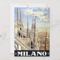 Milano Italien Gotische Kathedrale Duomo Vintage