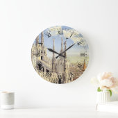 Milano Italien Gotische Kathedrale Duomo Vintage Große Wanduhr (Zuhause)