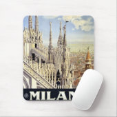 Milano Italien Gotische Kathedrale Duomo Vintage Mousepad (Mit Mouse)