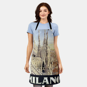 Milano Italien Gotische Kathedrale Duomo Vintage Schürze