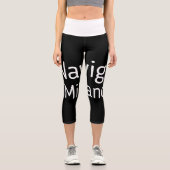Milano Italien Navigli T-Shirt Capri Leggings (Vorderseite)