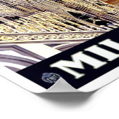 Milano Italien Vintage Travel Poster (Ecke)