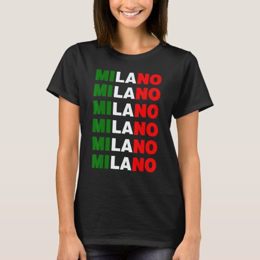 Milano Italy T-Shirt (Vorderseite)