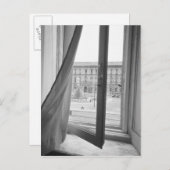 Milano Italy, View from La Scala Opera Window Postkarte (Vorne/Hinten)