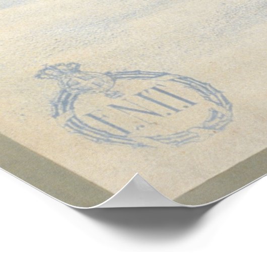 Milano  Italy Vintage Travel Poster (Ecke)