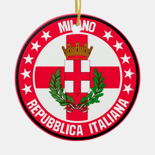 Milano Keramik Ornament (Vorne)