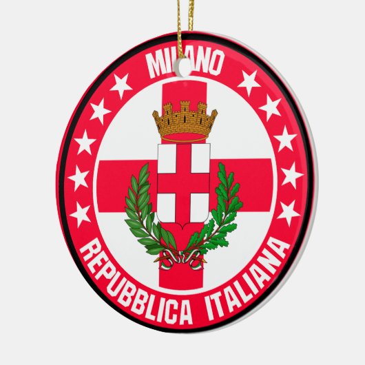 Milano Keramik Ornament (Links)