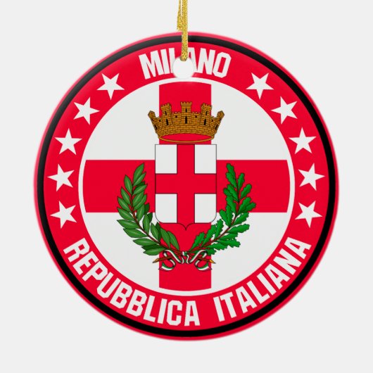 Milano Keramik Ornament (Hinten)