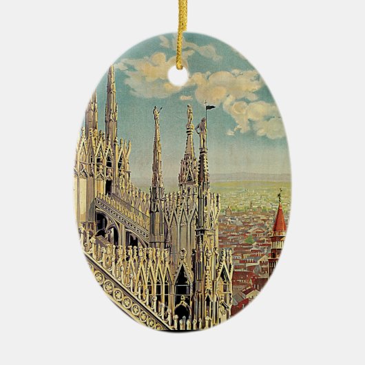 Milano Keramik Ornament (Vorne)