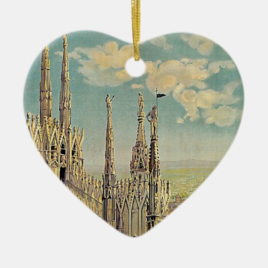 Milano Keramik Ornament (Vorne)