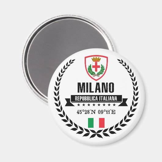 Milano Magnet (Vorderseite/Rückseite)
