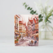 Milano, Mailand Italien Street Malerei Postkarte (Stehend Vorderseite)