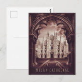 Milano, Mailänder Dom Postkarte (Vorne/Hinten)