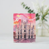 Milano, Maler der Mailänder Kathedrale Postkarte (Stehend Vorderseite)
