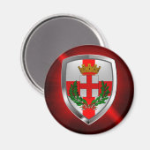Milano Mettalic Emblem Magnet (Vorderseite/Rückseite)