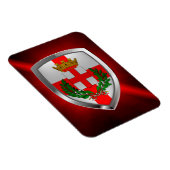 Milano Mettalic Emblem Magnet (Rechte Seite)