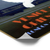 Milano, Orient Express Reiseplakat Poster (Ecke)