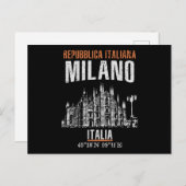 Milano Postkarte (Vorne/Hinten)