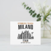 Milano Postkarte (Stehend Vorderseite)