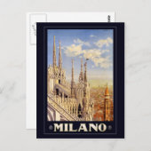 Milano Postkarte (Vorne/Hinten)