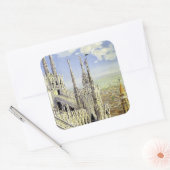 Milano Quadratischer Aufkleber (Umschlag)