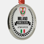 Milano Silbernes Ornament (Rechts)