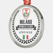 Milano Silbernes Ornament (Links)