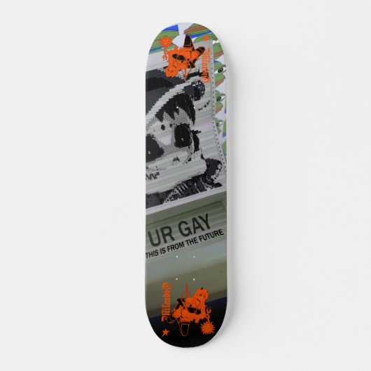 Milardio sagt, du bist schwul Skateboard (Vorne)