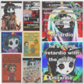 Milardio sticker pack (Vorderseite)