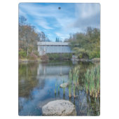 Milby Covered Bridge 2 Klemmbrett (Rückseite)