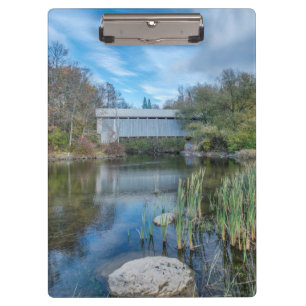 Milby Covered Bridge 2 Klemmbrett