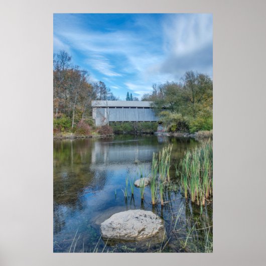 Milby Covered Bridge 2 Poster (Vorne)